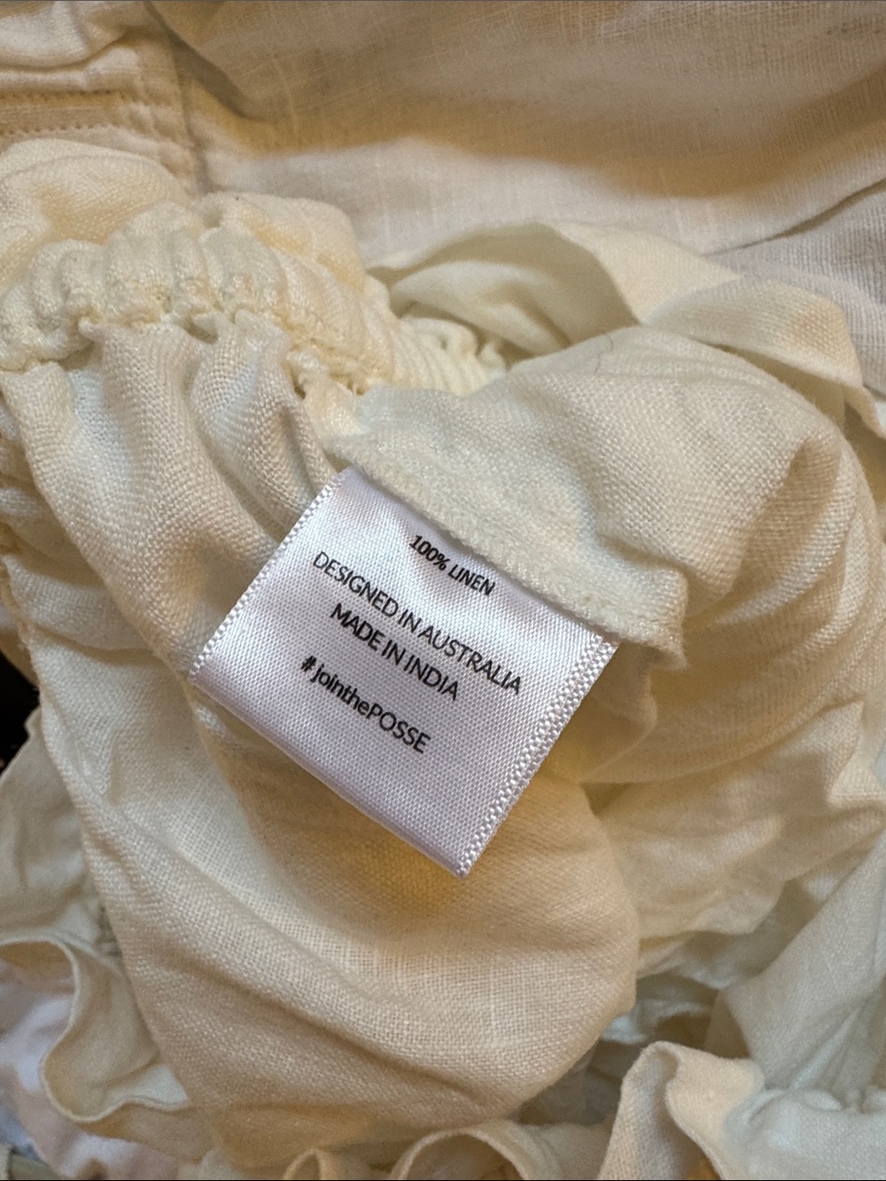 Posse Rosa Drawstring Linen Wide-Leg Pants - Picture 10 of 12